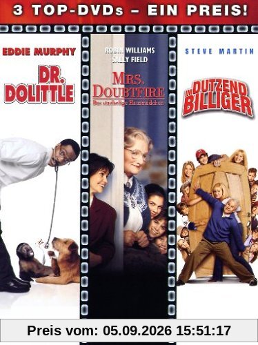 Dr. Dolittle - Mrs. Doubtfire - Im Dutzend billiger - 3 DVDs