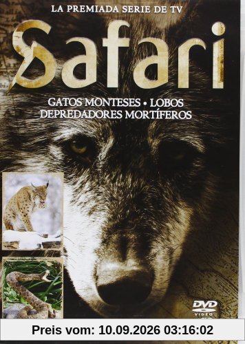 Pack Safari 2: Gatos Monteses + Lobos + Depredadores Mortíferos (Import Dvd) V