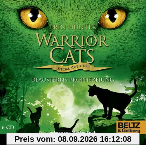 Warrior Cats - Special Adventure. Blausterns Prophezeiung: Gelesen von Marian Funk, 6 CDs in der Multibox, ca. 8 Std. 15 Min.