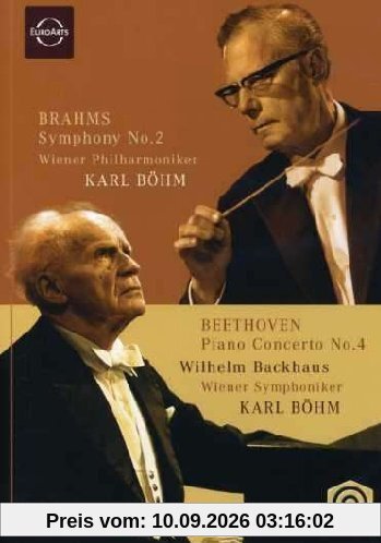 Brahms, Johannes - Symphonie Nr. 2 / Ludwig van Beethoven Klavierkonzert No. 4 (NTSC)