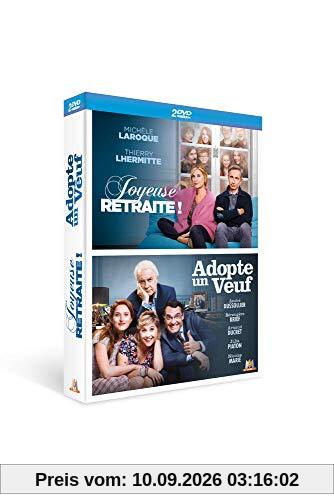 Coffret âge pivot 2 films : adopte un veuf ; joyeuse retraite ! [FR Import]