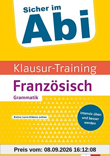 Klett Sicher im Abi Klausur-Training - Englisch Grammatik: Intensiv üben und besser werden