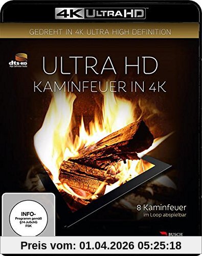 Kaminfeuer (4K Ultra HD) [Blu-ray]