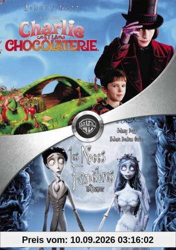 Coffret Tim Burton 2 DVD : Charlie et la chocolaterie / Les Noces funèbres [FR Import]