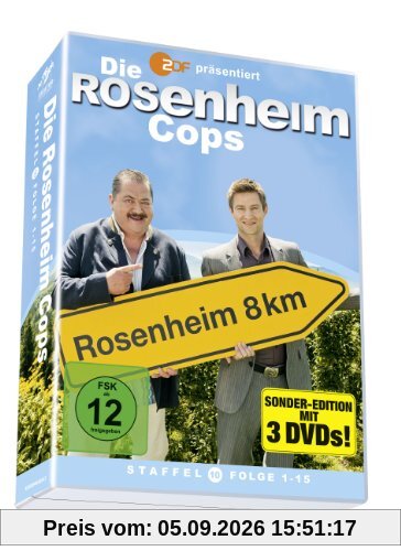 Die Rosenheim Cops - Staffel 10/Folge 01-15 [3 DVDs]
