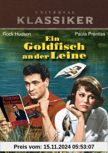 Ein Goldfisch an der Leine