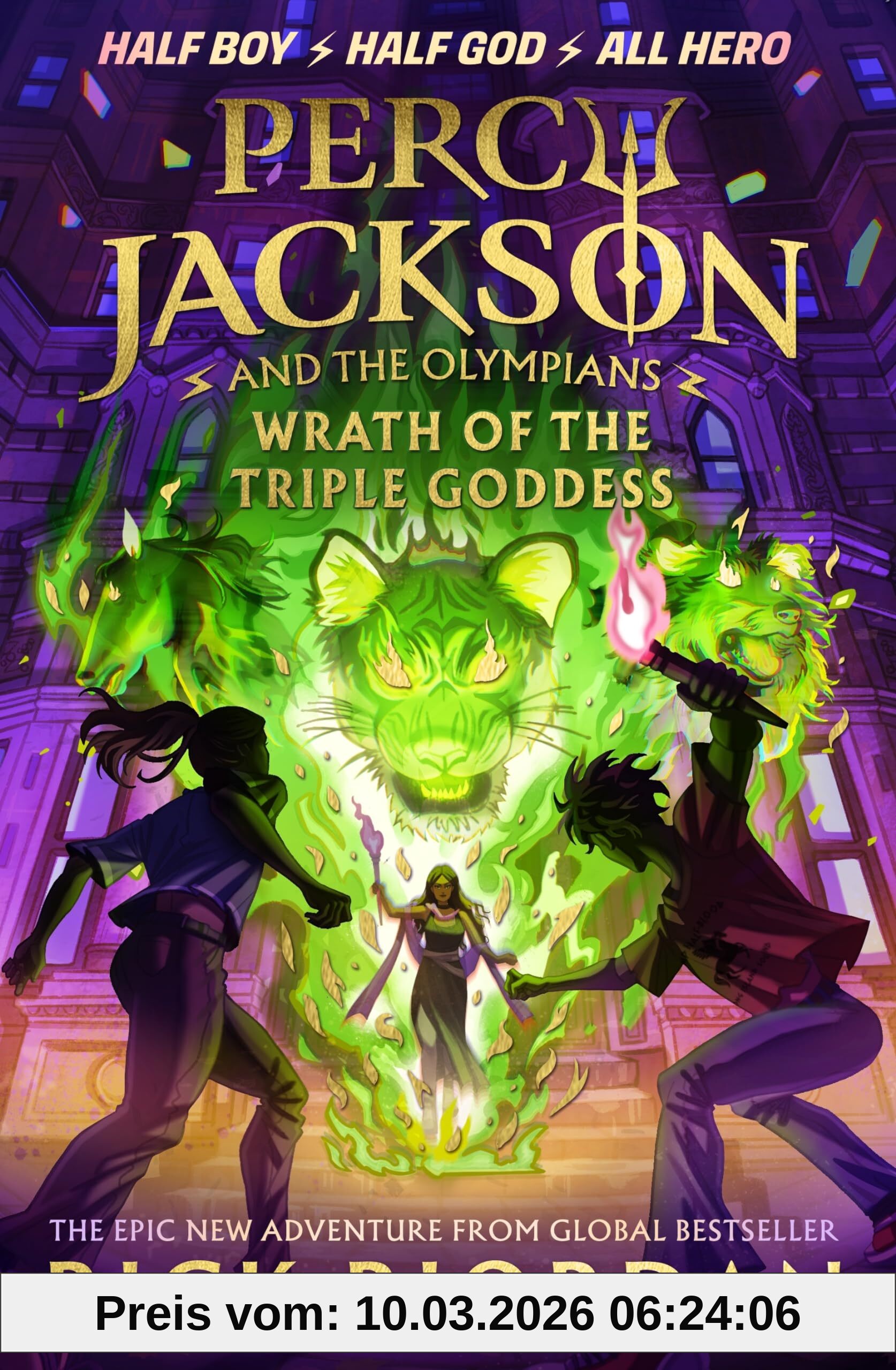 Percy Jackson And The Olympians, Wrath Of The Triple Goddess, By Rick Riordan (Percy Jackson And The Olympians, 7)