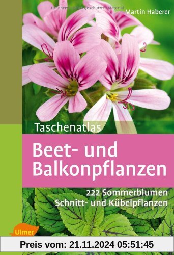 Taschenatlas Beet- und Balkonpflanzen: 222 Sommerblumen, Kübelpflanzen und Schnittpflanzen