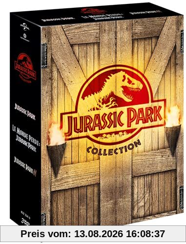 Jurassic park 1 à 3 : jurassik park + le monde perdu + jurassik park III [FR Import]