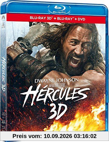 Hercules: The Thracian Wars (HERCULES (BLU-RAY 3D+2D+DVD), Spanien Import, siehe Details für Sprachen)