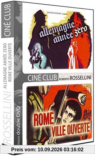 Coffret roberto rossellini : Allemagne annee zéro ; rome ville ouverte [FR Import]