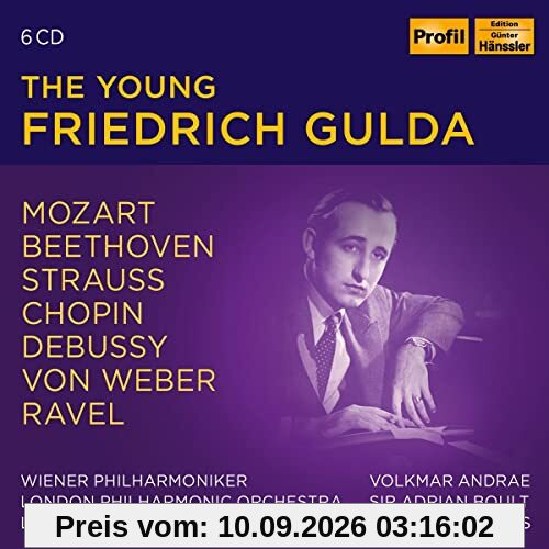 The Young Gulda // Mozart: Piano Concertos, Carl Maria von Weber: Konzertstück op. 79, Chopin: Klavierkonzert Nr. 1, Debussy: Preludes