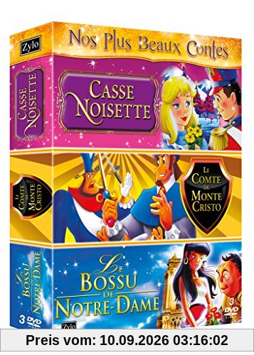 Coffret tri pack, vol. 8 : casse-noisette ; le comte de monte-cristo ; le bossu de notre-dame [FR Import]