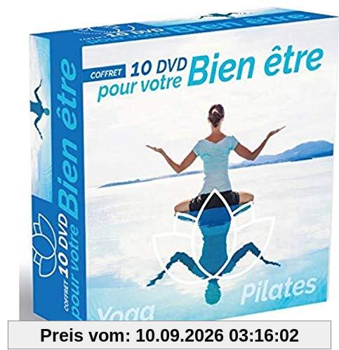 Coffret 10 DVD pour votre bien-être ; yoga et pilates [FR Import]