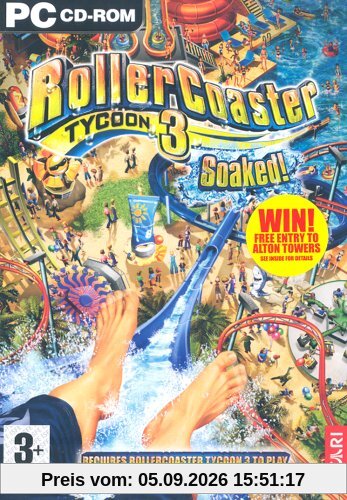 Rollercoaster Tycoon 3: Soaked! Expansion Pack [UK Import]