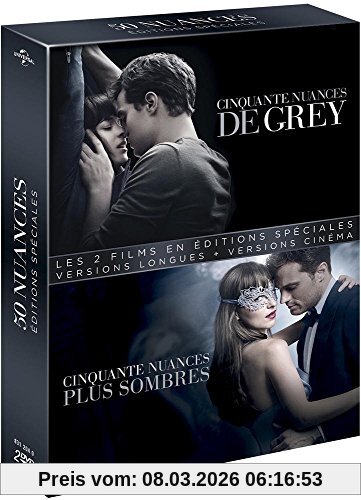 unbekannt 50 Coffret Grey + Cinquante Nuances Plus Sombres [Édition Spéciale Longue Non Censurée + Version Cinéma]