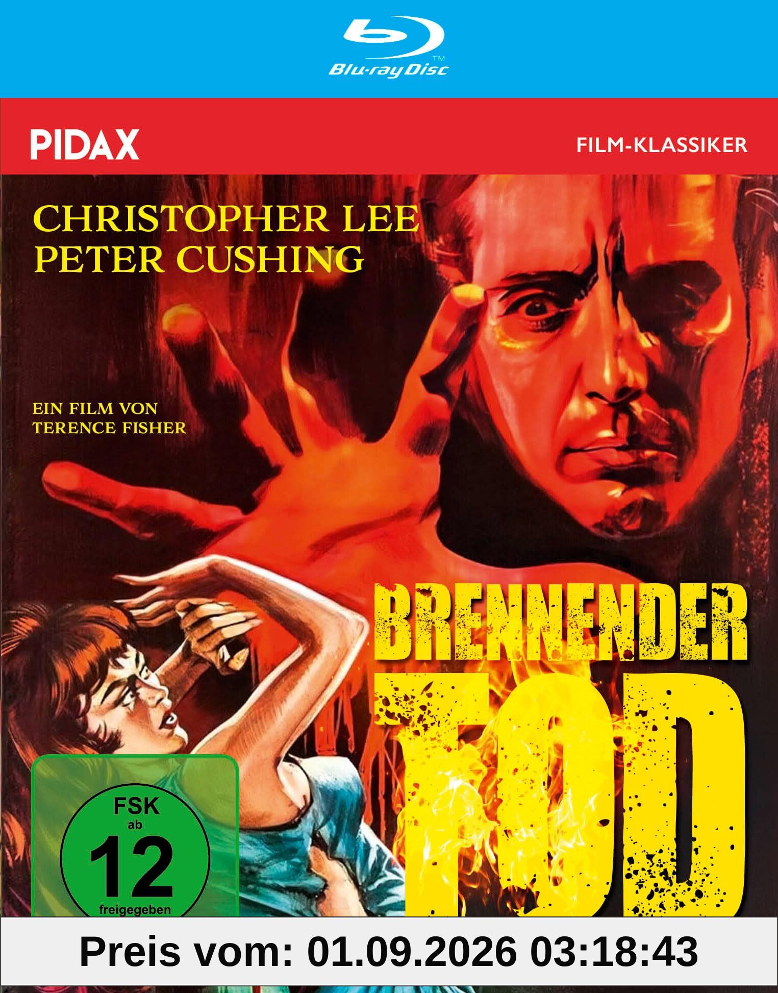Brennender Tod (Night of the Big Heat) / Science-Fiction-Horror mit Christopher Lee und Peter Cushing (Pidax Film-Klassiker) [Blu-ray]