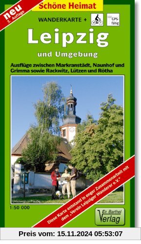 Doktor Barthel Wander- und Radwanderkarten, Leipzig und Umgebung