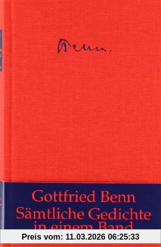 Gottfried Benn Sämtliche Gedichte