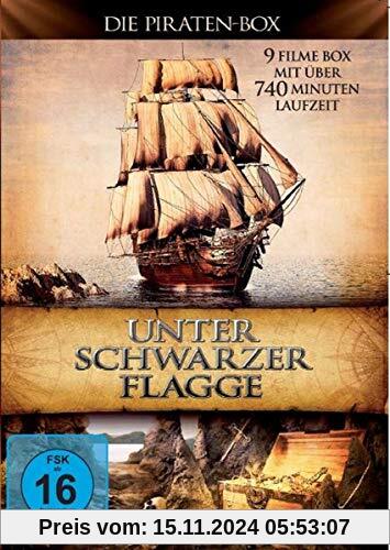 Unter schwarzer Flagge - Die Piraten-Box - 9 Filme Box [3 DVDs]