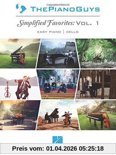 The Piano Guys: Simplified Favorites, Vol. 1: Easy Piano/Optional Cello