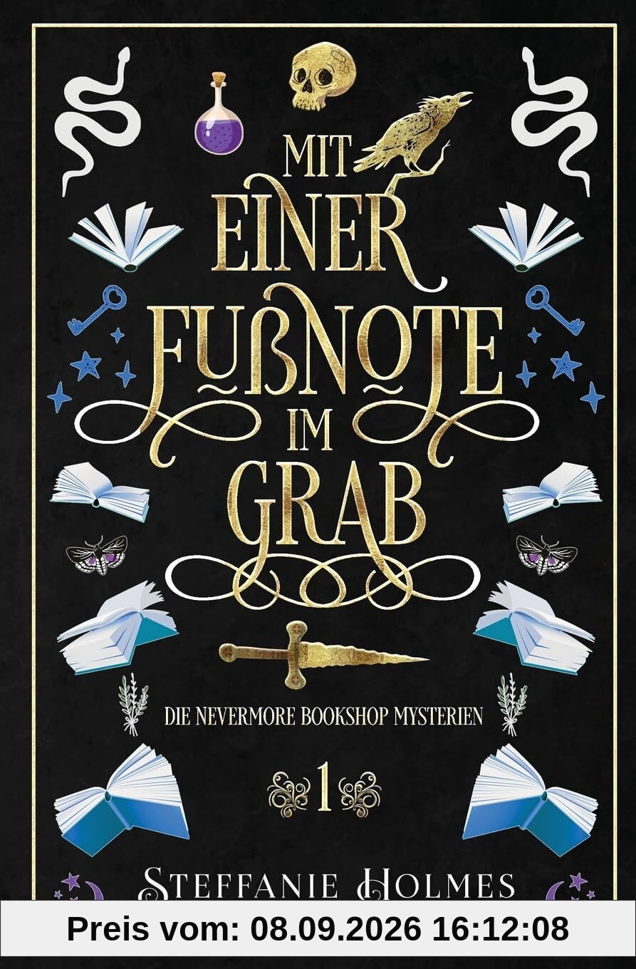 Mit einer Fußnote im Grab: German edition (Die Geheimnisse des Nevermore Bookshop, Band 1)