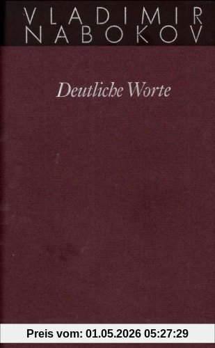 Gesammelte Werke. Band 20: Deutliche Worte: Interviews - Leserbriefe - Aufsätze: BD 20