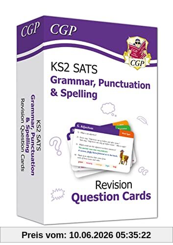 KS2 English SATS Revision Question Cards: Grammar, Punctuation & Spelling (for the 2024 tests) (CGP SATS English)