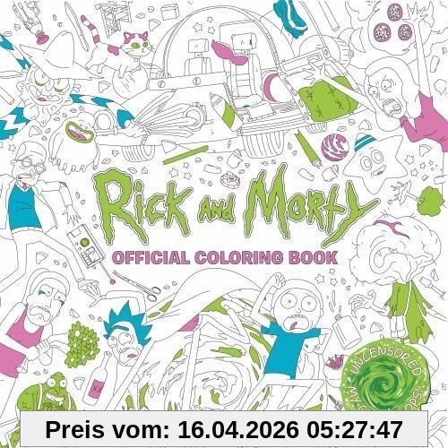 Titan Books Rick And Morty Official Coloring Book (Colouring Books)