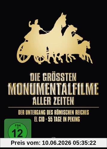 Die größten Monumentalfilme aller Zeiten [3 DVDs]