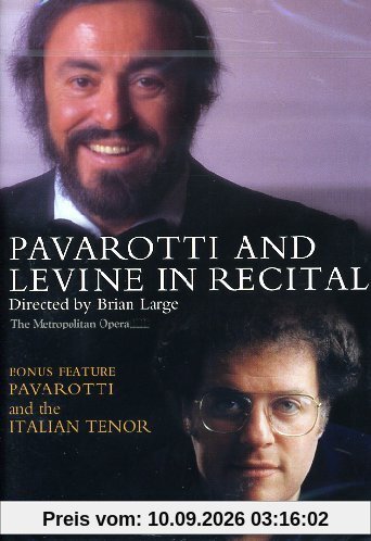 Luciano Pavarotti and Levine in Recital
