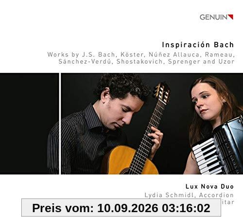 Inspiraciíon Bach - Werke für Akkordeon und Gitarre