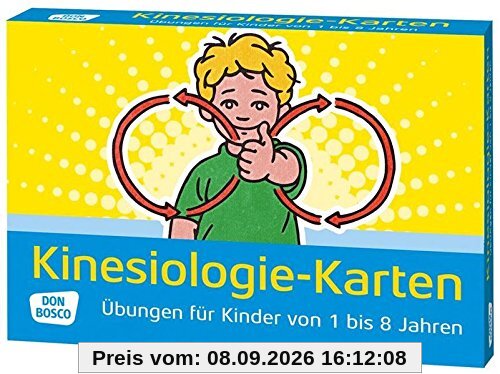 Kinesiologiekarten - Übungen für Kinder von 1 bis 8 Jahren