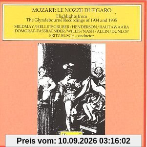 Mozart: Le Nozze di Figaro (Highlights) (Aufnahme 1934/1935)