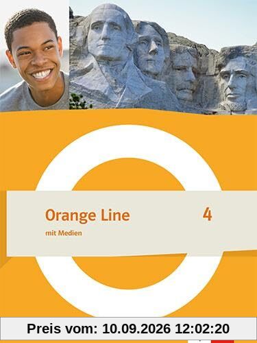 Orange Line 4: Schulbuch mit Medien (flexibler Einband) Klasse 8 (Orange Line. Ausgabe ab 2022)