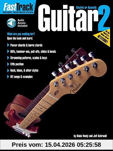 Fast Track Guitar 2 Book/Cd: Noten, CD für Gitarre (Fasttrack Series)