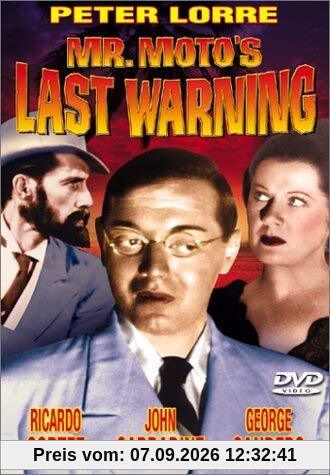 Mr Moto's Last Warning [DVD] [UK Import]