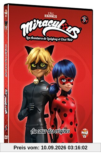 Miraculous, les aventures de ladybug et chat noir, vol. 6 : au coeur des origines [FR Import]