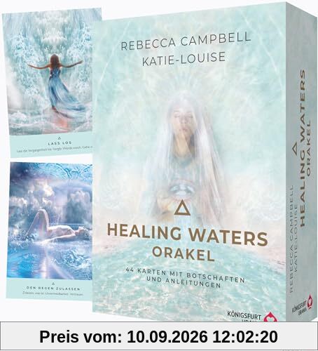 Healing Waters Orakel - 44 Karten mit Botschaften und Anleitungen: 44 Orakelkarten und 176-seitiges Booklet