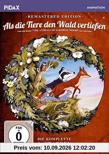 Als die Tiere den Wald verließen, Staffel 1 - Remastered Edition / Die komplette 1. Staffel der Kultserie nach dem gleichnamigen Roman von Colin Dann (Pidax Animation) [2 DVDs]