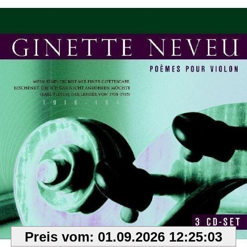 Ginette Neveu - Poemes pour violon