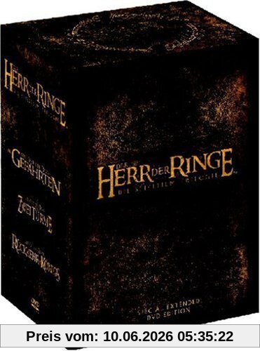 Der Herr der Ringe - Die Spielfilm Trilogie (Extended Versions, 12 DVDs)