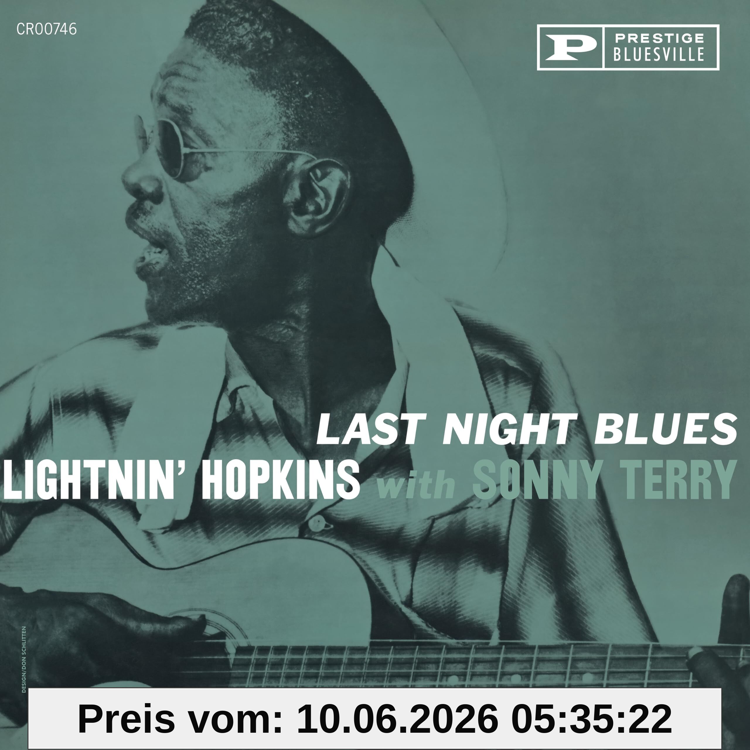 Hopkins, Lightnin' / Terry, Sonny Last Night Blues (Rem.2024 / Bluesville Acoustic Lp) [Vinyl Lp]