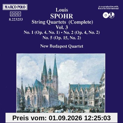 Sämtl. Streichquartette Vol. 3