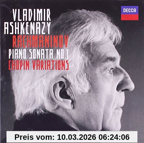 Vladimir Ashkenazy Rachmaninov, Piano Sonata No. 1, Chopin Variationen