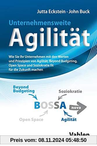 Unternehmensweite Agilität: Wie Sie Ihr Unternehmen mit den Werten und Prinzipien von Agilität, Beyond Budgeting, Open S