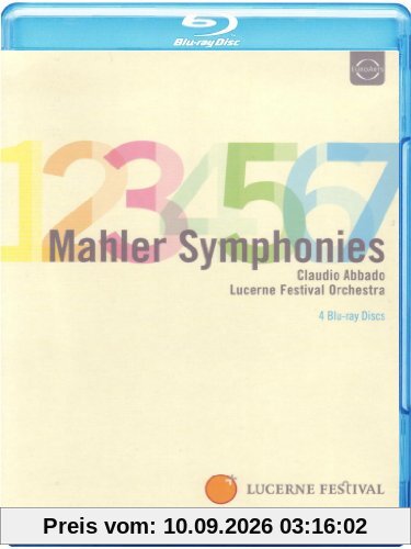 Claudio Abbado dirigiert Mahler Lucerne Festival Orchester Symphonien 1-7 Blu-ray Box