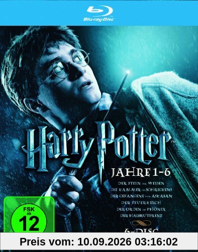Harry Potter - Die Jahre 1-6 (exklusiv bei Amazon.de) [6 Blu-rays]
