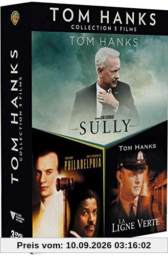 Coffret tom hanks 3 films : sully ; la ligne verte ; philadelphia [FR Import]