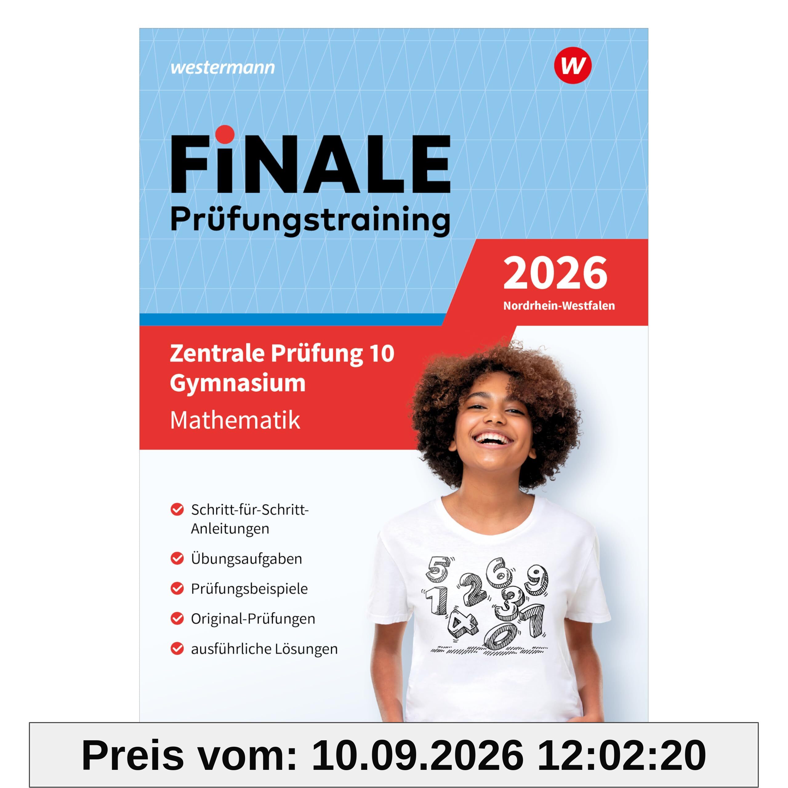 FiNALE - Prüfungstraining Zentrale Prüfungen 10 Gymnasium Nordrhein-Westfalen: Prüfungstraining Mathematik 2026